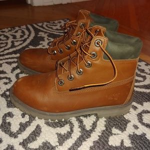 Kids Dark Chestnut Timberland Boots